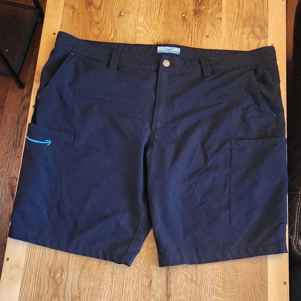 Amazon Delivery Moisture-Wicking Work Shorts - Knee Length Black